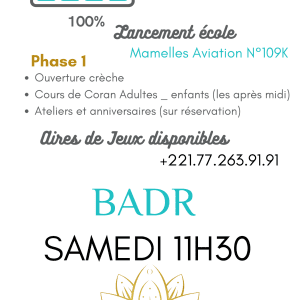 MARS CORAN NIVEAU 8 BADR SAMEDI