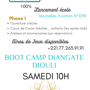 MARS-AVRIL-MAI BOOT CAMP DIANGATE DIOULI