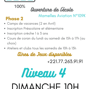 AVRIL CORAN NIVEAU 4 DIMANCHE