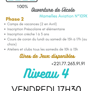 AVRIL CORAN NIVEAU 4 VENDREDI