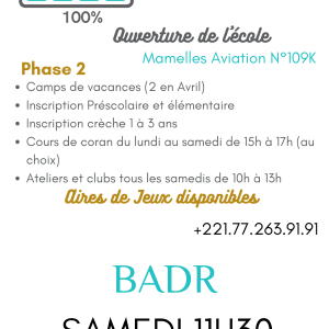 AVRIL CORAN NIVEAU 8 BADR SAMEDI