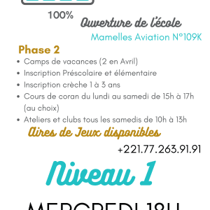 AVRIL CORAN NIVEAU 1 MERCREDI