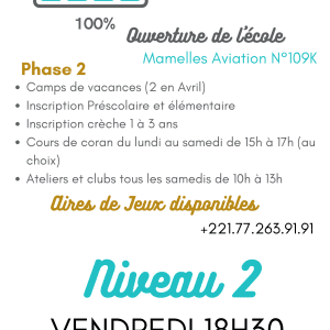 AVRIL CORAN NIVEAU 2 VENDREDI