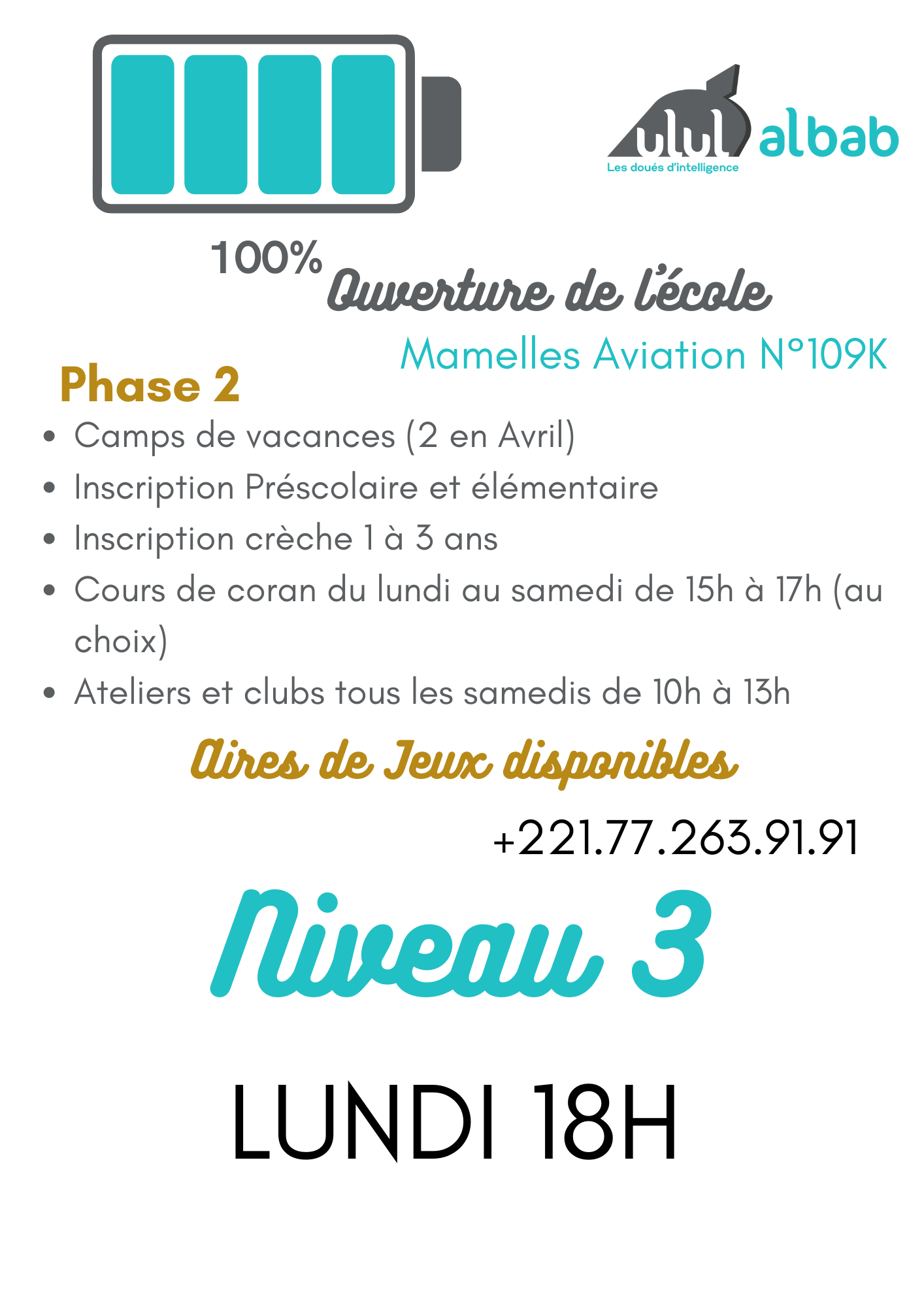 AVRIL CORAN NIVEAU 3 LUNDI