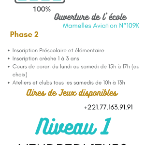 MAI CORAN NIVEAU 1 VENDREDI