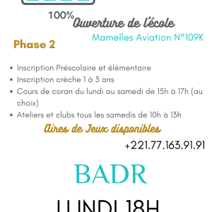 MAI CORAN NIVEAU 8 BADR LUNDI