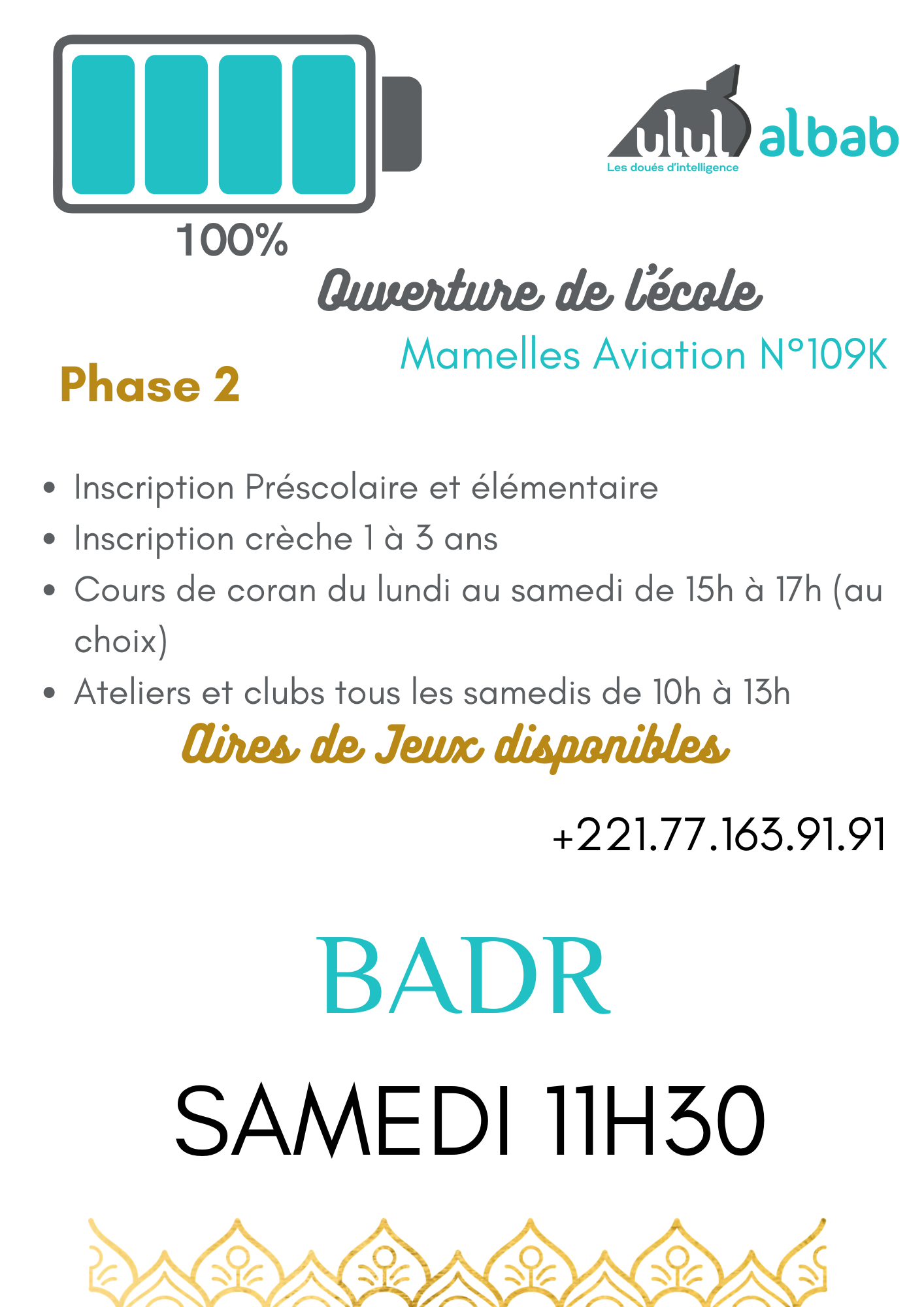 MAI CORAN NIVEAU 8 BADR SAMEDI