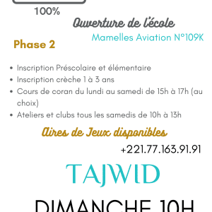 MAI TAJWID SESSION 3 MOIS