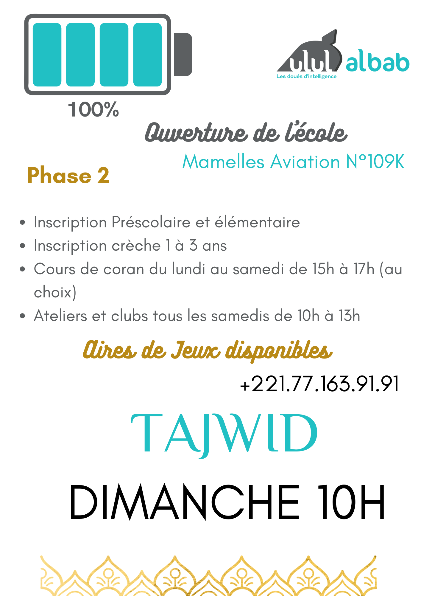 MAI TAJWID SESSION 3 MOIS