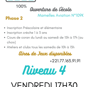 MAI CORAN NIVEAU 4 VENDREDI