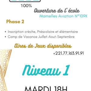 AOUT CORAN NIVEAU 1 MARDI