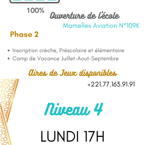 AOUT CORAN NIVEAU 4 LUNDI