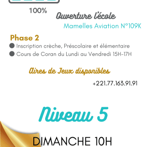 OCT CORAN NIVEAU 5 DIMANCHE