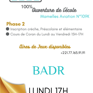 OCT CORAN NIVEAU 9 BADR LUNDI