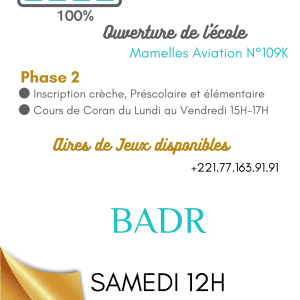 OCT CORAN NIVEAU 9 BADR SAMEDI