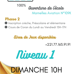 OCT CORAN NIVEAU 1 DIMANCHE