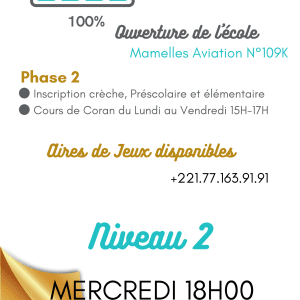 OCT CORAN NIVEAU 2 MERCREDI