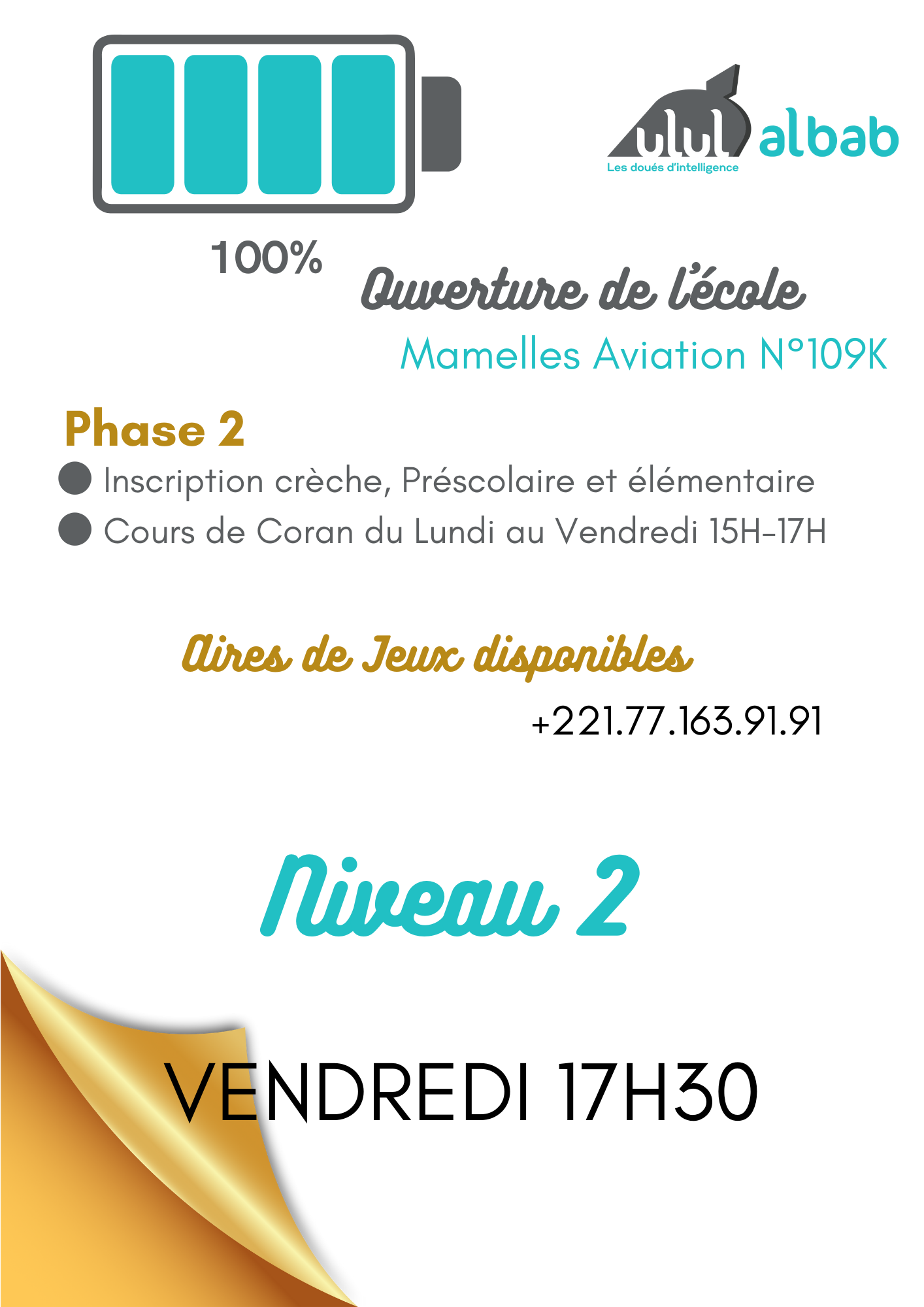 OCT CORAN NIVEAU 2 VENDREDI