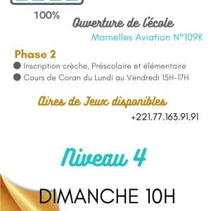 OCT CORAN NIVEAU 4 DIMANCHE