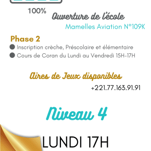 OCT CORAN NIVEAU 4 LUNDI