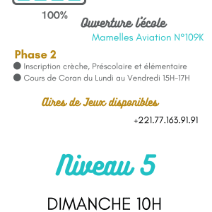 NOV CORAN NIVEAU 5 DIMANCHE