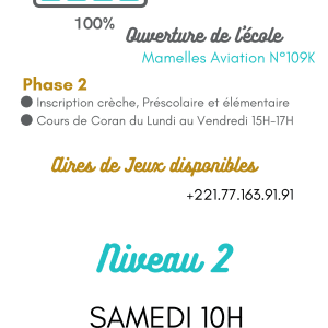 NOV CORAN NIVEAU 2 SAMEDI