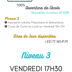 NOV CORAN NIVEAU 3 VENDREDI