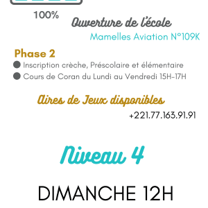 NOV CORAN NIVEAU 4 DIMANCHE