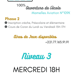 DEC CORAN NIVEAU 3 MERCREDI