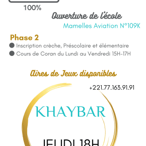 JAN CORAN NIVEAU 12 KHAYBAR