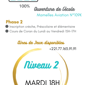 JAN CORAN NIVEAU 2 MARDI