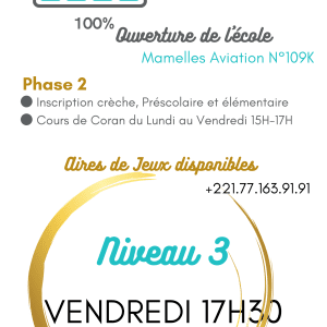 JAN CORAN NIVEAU 3 VENDREDI