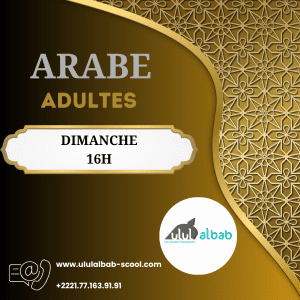AVRIL COURS ARABE ADULTE