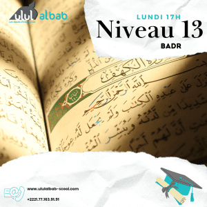 JAN CORAN NIVEAU 13 BADR LUNDI