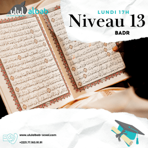 FEV CORAN NIVEAU 13 BADR LUNDI