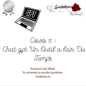 SILVER COURS 5: CHAT GPT UN OUTIL A L'AIR DU TEMPS