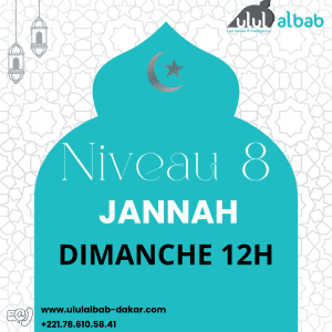 MARS CORAN NIVEAU 8 JANNAH DIMANCHE