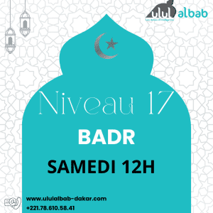 MARS CORAN NIVEAU 17 BADR SAMEDI