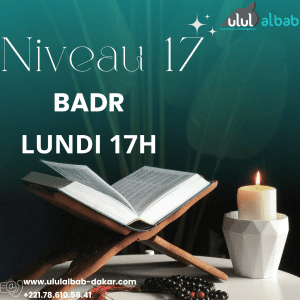 MAI CORAN NIVEAU 17 BADR LUNDI