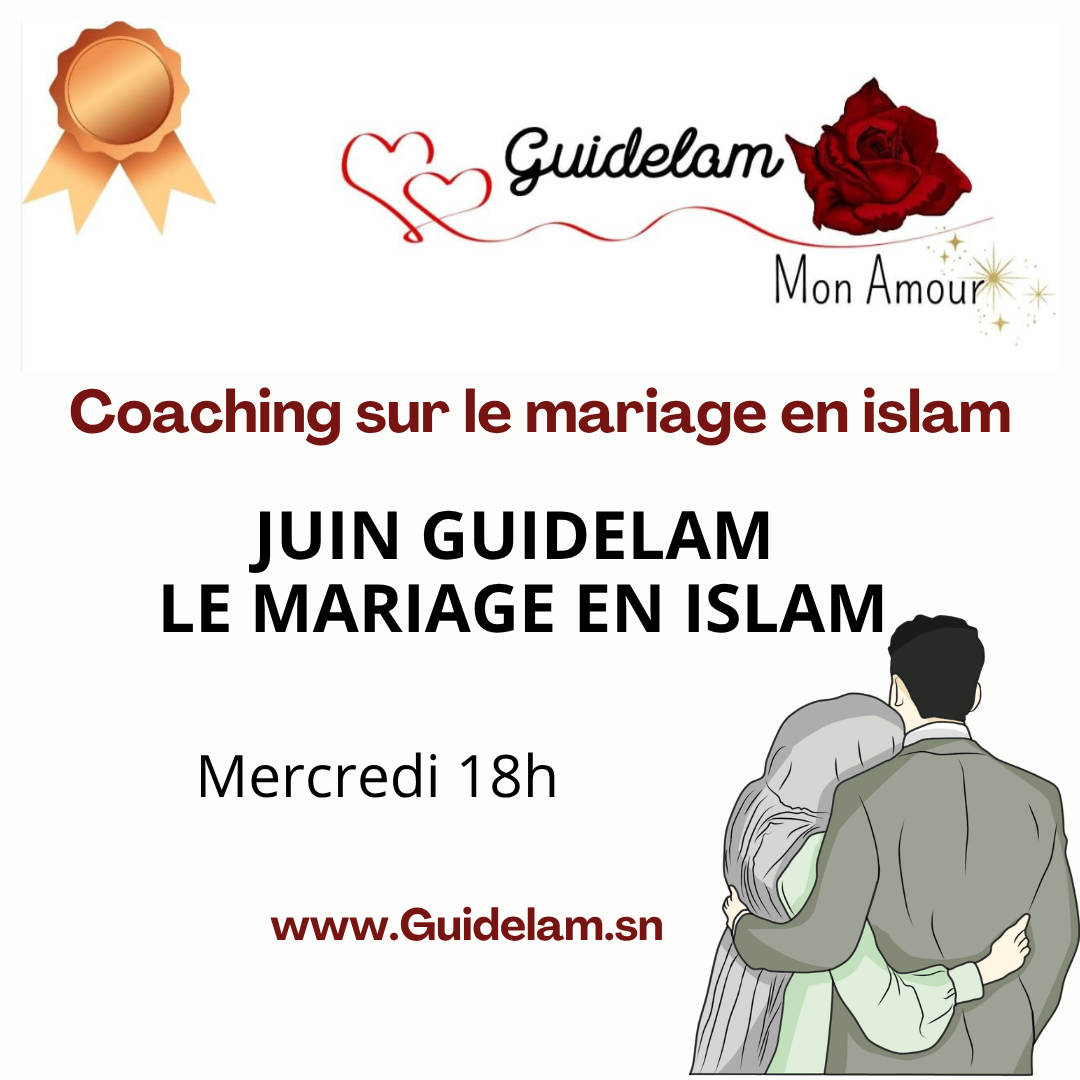JUIN PARCOURS GUIDELAM LE MARIAGE EN ISLAM