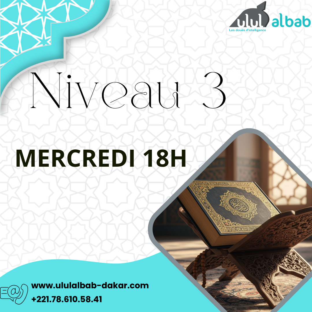 JUIN CORAN NIVEAU 3 MERCREDI