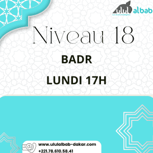 JUIL CORAN NIVEAU 18 BADR LUNDI