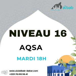 OCT CORAN NIVEAU 16 AQSA