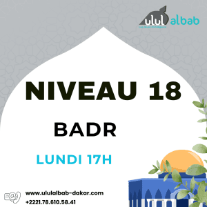 OCT CORAN NIVEAU 18 BADR LUNDI