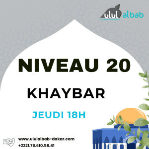 OCT CORAN NIVEAU 20 KHAYBAR