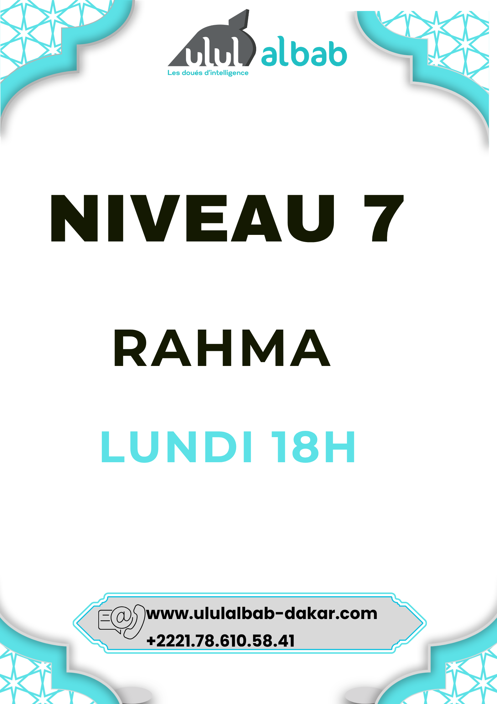 NOV CORAN NIVEAU 7 RAHMA LUNDI