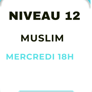 NOV CORAN NIVEAU 12  MUSLIM MERCREDI