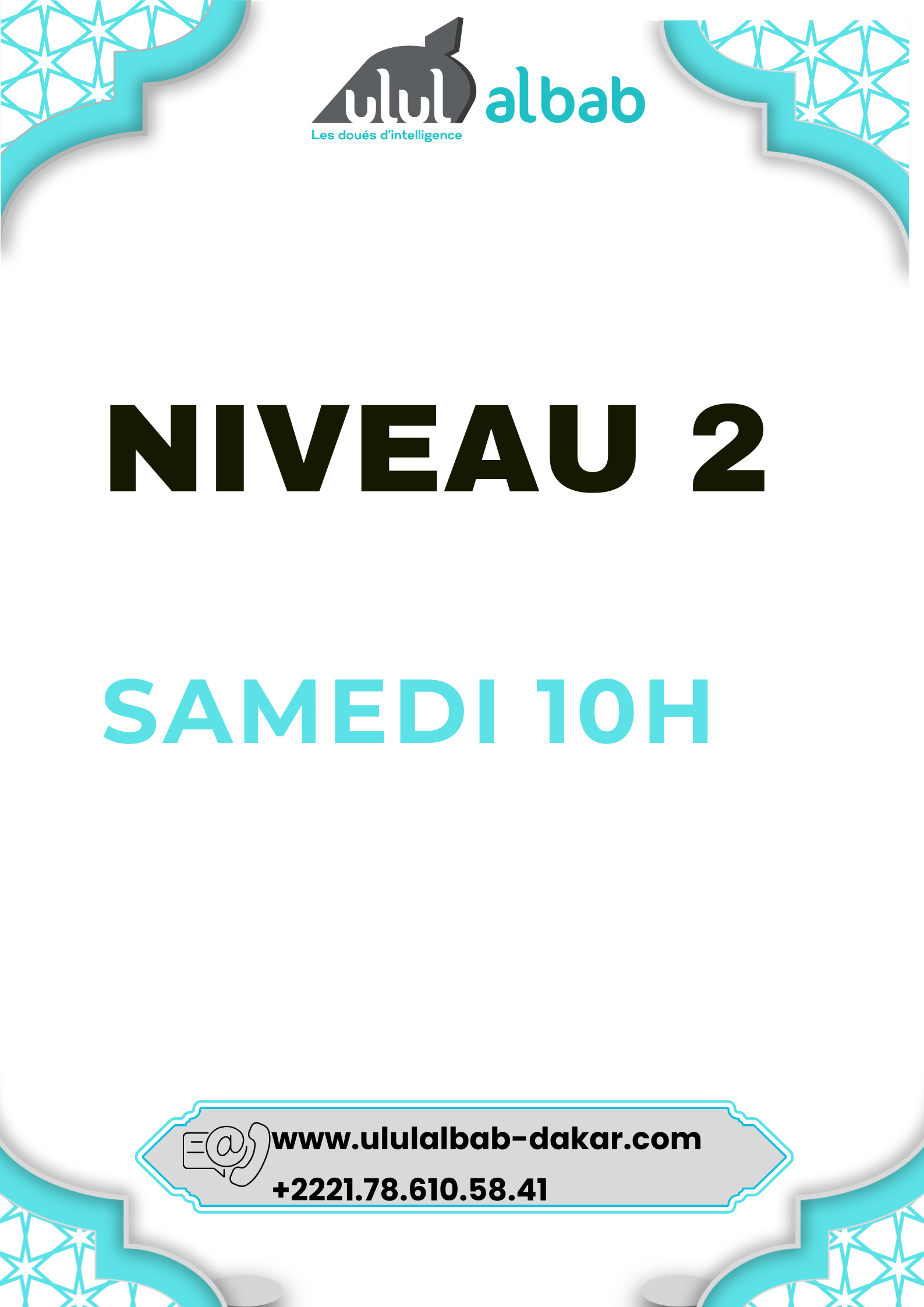 NOV CORAN NIVEAU 2 SAMEDI