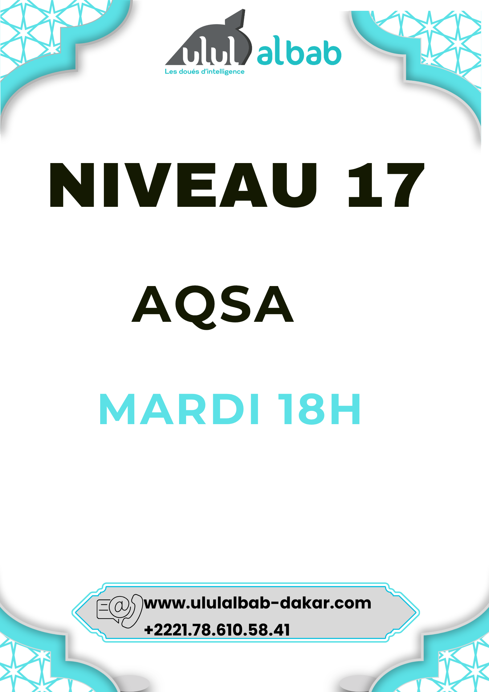 NOV CORAN NIVEAU 17 AQSA