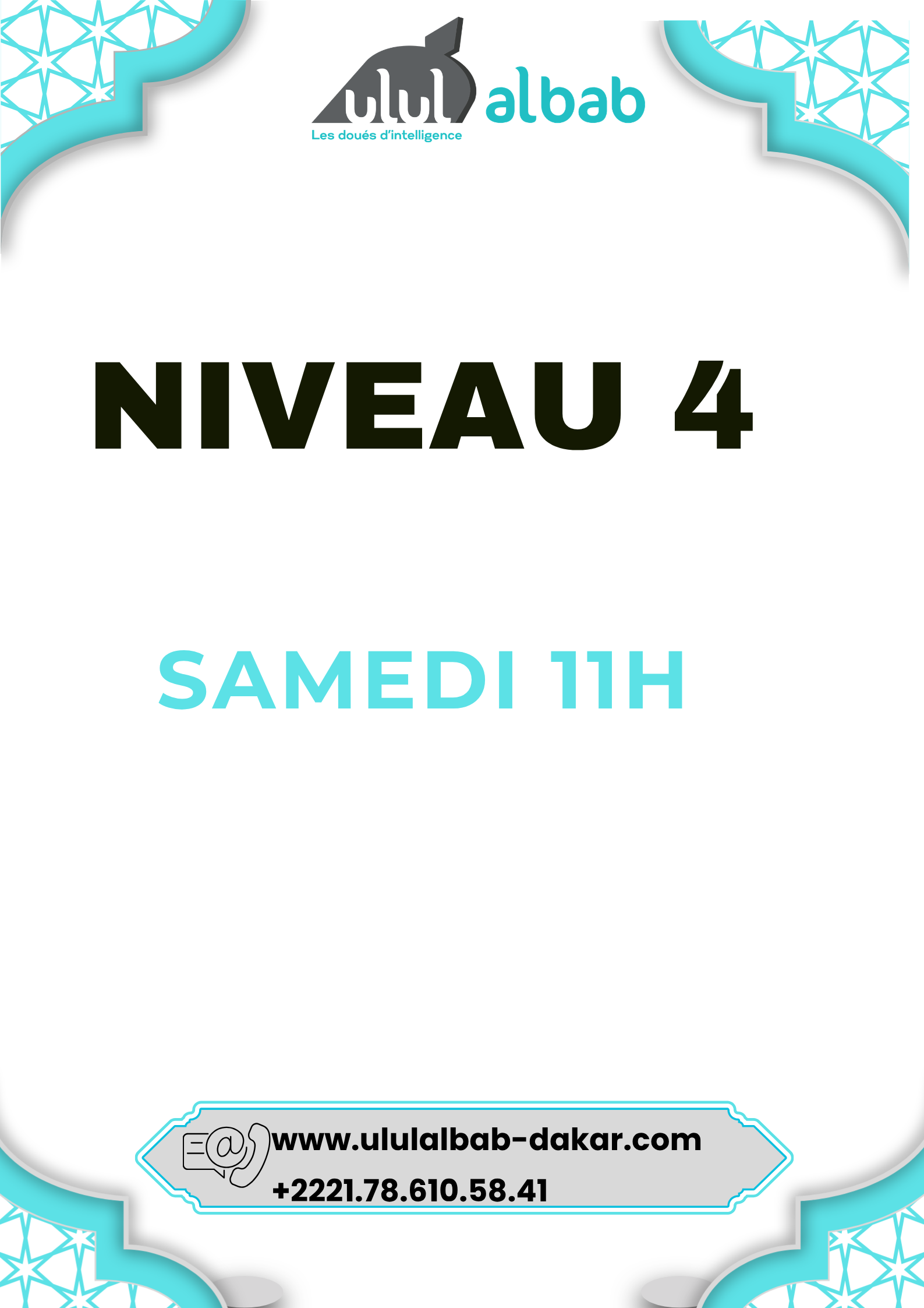 NOV CORAN NIVEAU 4 SAMEDI